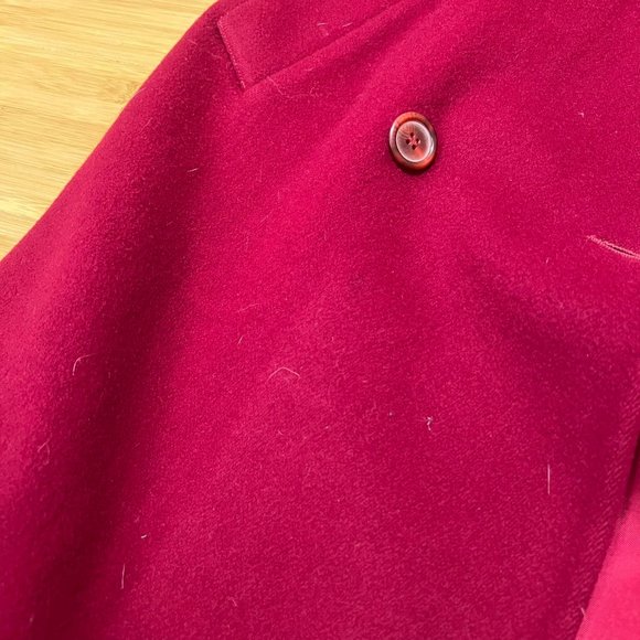 Jones New York Red Wool Jacket - Picture 4 of 6